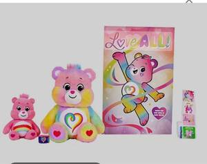 lot 739 image: Care Bears Togetherness Bear 16 Plush & Collectors Set