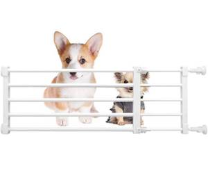 lot 754 image: Short Dog Gate Expandable Dog Gate 22-39.37 to Step Over,Pressure Mount Small Pet Gate,Low Pet Gate-