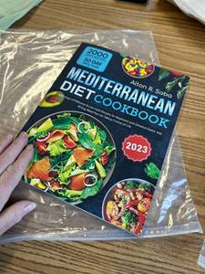 lot 799 image: The Comprehensive Mediterranean Diet Cookbook 2000 Days of Delicious & Low-Carb Recipes for Beginners and Advance Users. Incl. 30-Day Meal Plan for Taking Control of Life