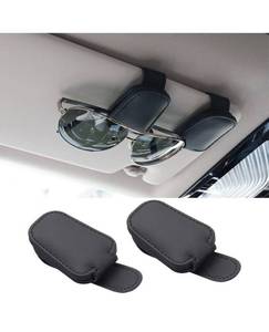 lot 818 image: 2 Pack Sunglass Holder for Car Visor,