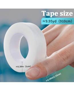 lot 832 image: Medical Tape First Aid Tape Clear Surgical Bandage Tape for Wound - 0.49 Inch x 9.95 Yards 12 Rolls