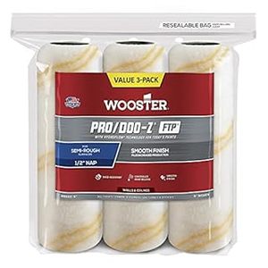lot 837 image: Wooster RR669 9 ProDoo-Z FTP 12 Nap Roller Cover 3Pk