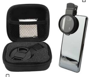 lot 862 image: NEEWER 52mm Magnetic Lens Filter Kit for Phone with clamp