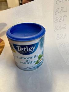 lot 881 image: Tetley Chamomile Mint Tea  Caffeine Free