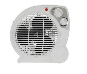 lot 1872 image: 1500-Watt Electric Fan Forced Portable Heater