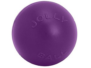 lot 1902 image: Jolly Pets Push-n-Play Ball Dog Toy, 10 InchesLarge, Purple