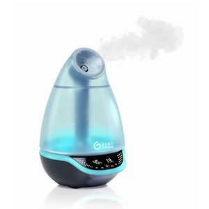 lot 3239 image: Babymoov Hygro Plus Cool Mist Humidifier 3-in-1 Humidity Control, Multicolored Night Light & Essential Oil Diffuser Easy Use and Care (NO Filter Needed)