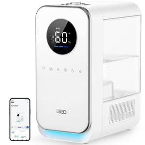 lot 3258 image: Dreo Humidifiers for Bedroom Home, Top-filled Smart Quiet Cool Mist Humidifiers for Large Room, Oil Diffuser & Nightlight for Baby Nusery, 50Hours Runtime for Home, Indoor Plants, AlexaGoogle