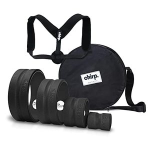lot 3261 image: Chirp Ultimate Back  Neck Bundle, 4-Pack Wheel Roller Set with Carrying Case & Posture Corrector, Includes Focus, Deep Tissue, Firm, & Gentle Wheels, Supports Up to 500 lbs.