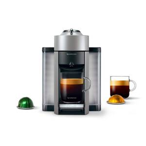 lot 3299 image: Nespresso Vertuo Coffee and Espresso Machine by DeLonghi, 1597 milliliters, Silver