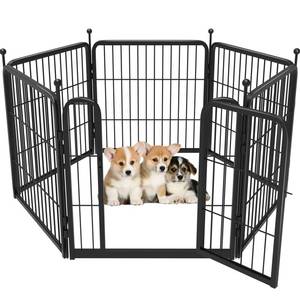 lot 3312 image: FXW Rollick Dog Playpen, 24 Height for PuppiesSmall Dogs, 6 Panels