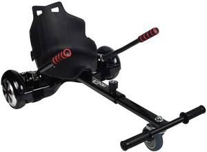 lot 3323 image: Hiboy HC-01 Hoverboard Kart Seat Attachment Accessory for 6.5 8 10 Two Wheel Self Balancing Scooter