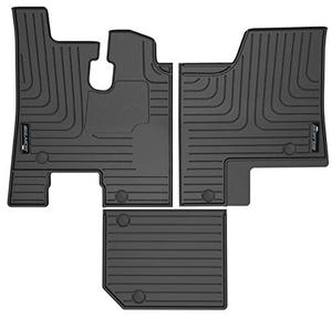lot 3371 image: Belmor by Husky Floor Liners Fits 2006-2020 Kenworth W900W800T660 Trucks with Sleeper or Extended Day Cab (BFM1003A-1)