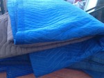 Two large moving blankets many uses great to have around
