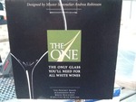 Two cases of four wine glasses