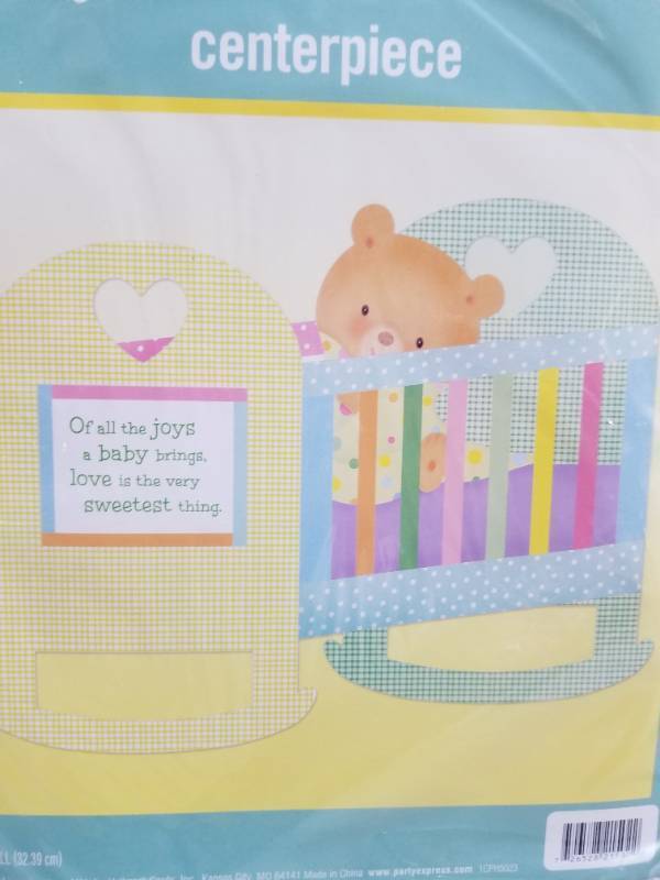 lot 171014 image: Teddy Bear Baby Shower Centerpiece 11 Boy Girl Party Table Decoration Hallmark