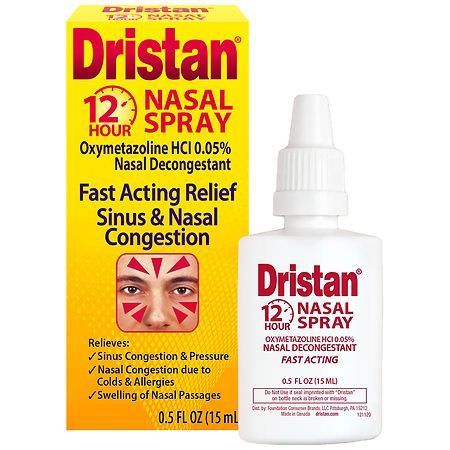 lot 500463 image: Dristan 12-Hour Nasal Spray Decongestant - 0.5 Fl Oz