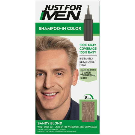 lot 500479 image: Just For Men Shampoo-in Gray Hair Color H 10 Sandy Blond