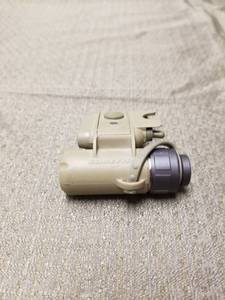 lot 40232 image: Surefire Helmet Light HL1-C-TN (Red,White, IRR)(No Battery)