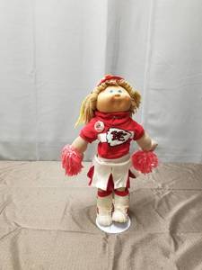 lot 40244 image: Kansas City Chiefs Cabbage Patch Doll