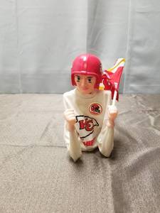lot 40245 image: Vintage Boxing Punching NFL KC Chiefs Action Mascot Hand Puppet (Rare)