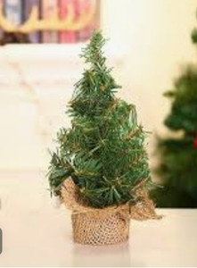 lot 170525 image: (2) FEANG FEANG National Tree 2030cm Small DIY Christmas Tree Pine Tree Placed in The Desktop Christmas Ornaments Mini Xmas Tree New Year Decor Christmas Decorations (Color  20CM)