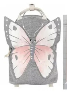lot 170617 image: Children Backpack Animals Design Girl Boys Toddler Kids School Butterfly
