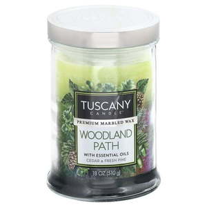 lot 170639 image: Tuscany 18 oz. Woodland Path Jar Candle One Size