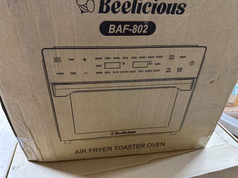 Beelicious BAF802 19-In-1 Air Fryer Toaster Oven Combo