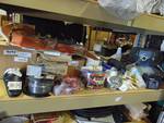 Contents of Shelf Bases, wire, vent Covers, craft sacks, batteries, caulk and more!