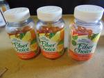 (3) ct. lot Fiber Choice Immunity Support Fruity Bites. 90 gummies per bottle, approx 4 month supply, exp:8/2017