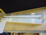 (6) ct. lot Glocalite micro Fluorescent light fixture model T5-21W-120 120V, Linkable, (4) with bulbs, (2) without--power cord and links not included.