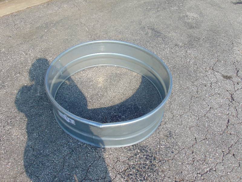 Tarter County Line Fire Ring, 3' diameter, galvanized metal Do you