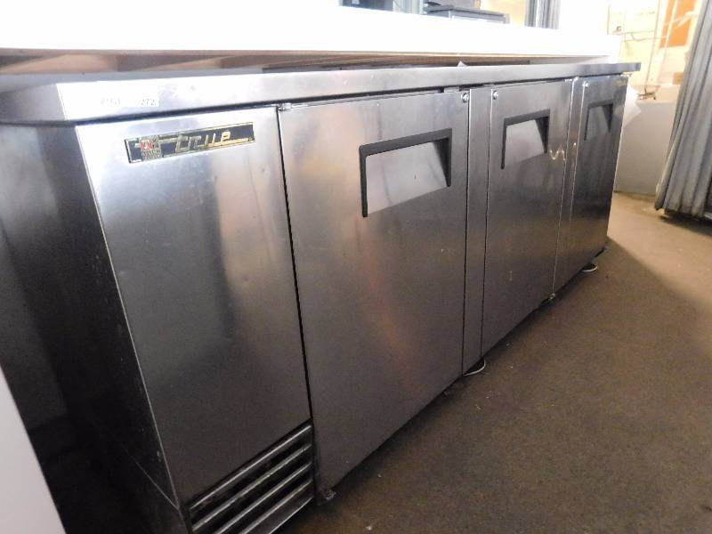 lot 272 image: True 90 Inch Stainless Steel Work Top Cooler
