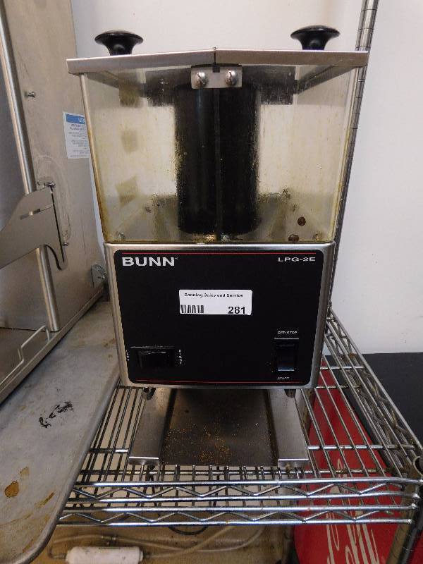 lot 281 image: Bunn Coffee Grinder