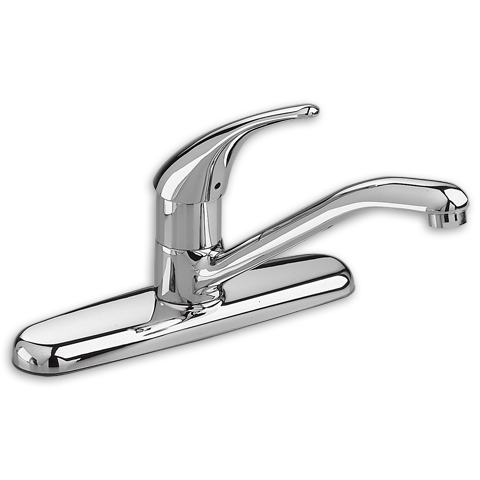 lot 5004 image: American Standard 4175.500.002 Colony Soft Single Control Kitchen Faucet with Metal Lever Handle Less Handspray, Polished Chrome