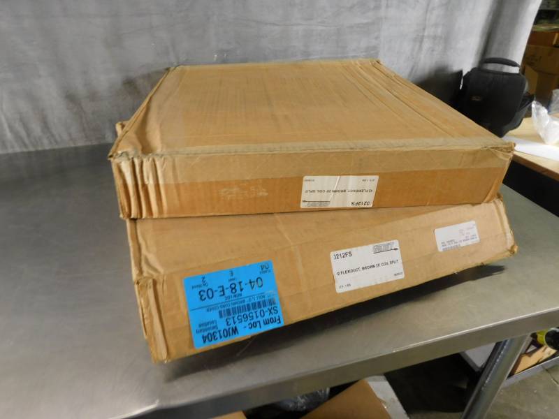 lot 5045 image: Lot of 2 Rolls of Flexiduct Brown