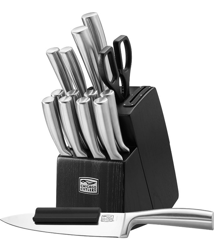 Sold at Auction: Chicago Cutlery Knife Set & Knife Sharpener