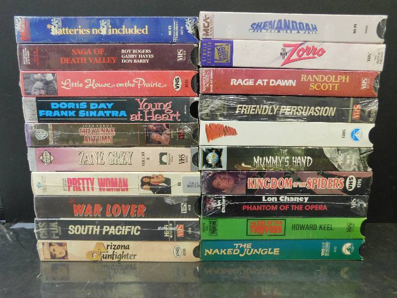lot 8016 image: 20 Assorted VHS Movies. (Some May be New In Plastic)