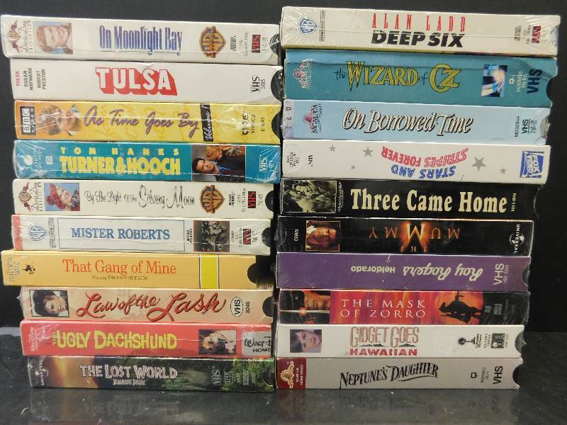 lot 8043 image: 20 Assorted VHS Movies. (Some May be New In Plastic)