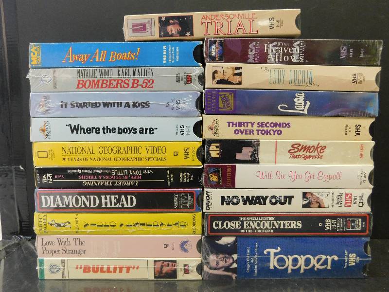 lot 8050 image: 20 Assorted VHS Movies. (Some May be New In Plastic)