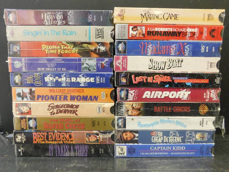 lot 8071 image: 20 Assorted VHS Movies. (Some May be New In Plastic)