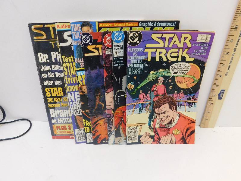 lot 8089 image: Misc Pile of Nerd Joy. Books and Magazines.