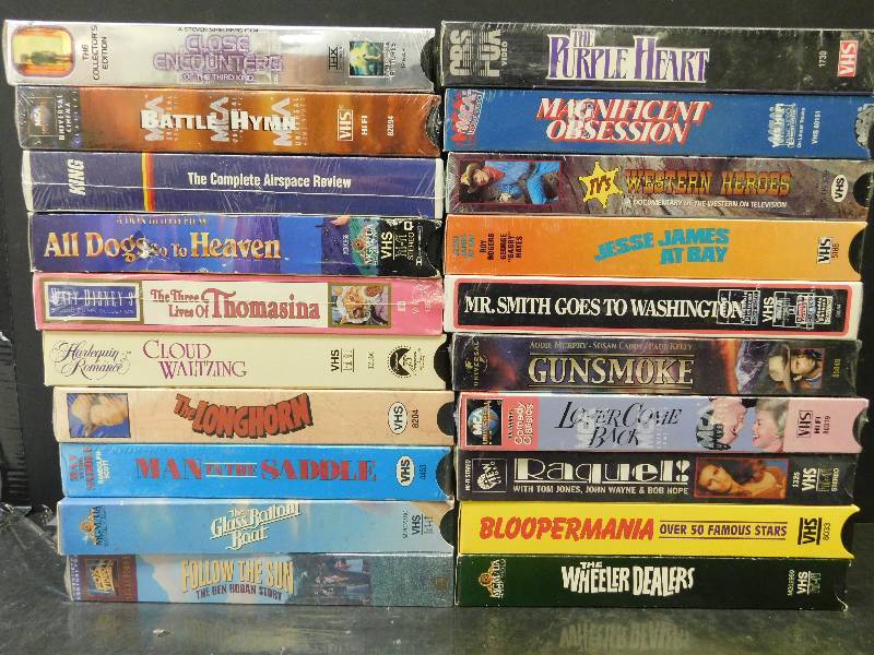 lot 8108 image: 20 Assorted VHS Movies. (Some May be New In Plastic)