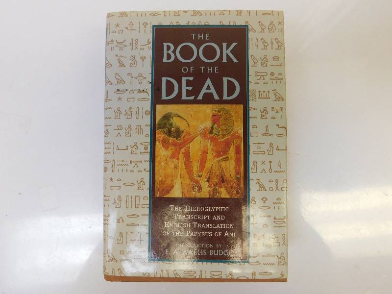 lot 8203 image: The Book of the Dead. (Literal Hieroglyphic Image to Translation Hardback Book)