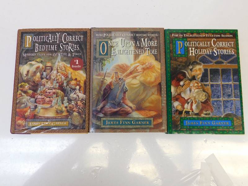 lot 8207 image: 3 Hardback Book Set of Politically Correct Stories.