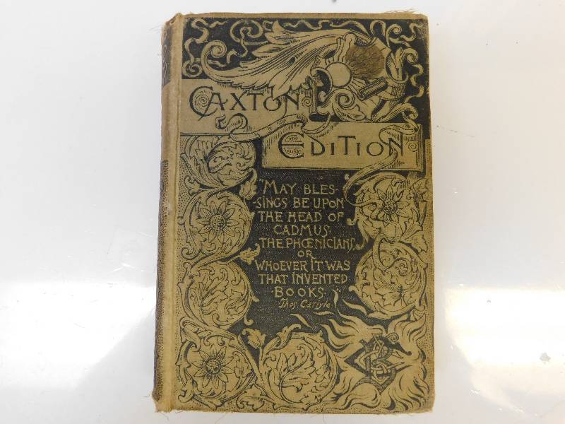 lot 8210 image: Caxton Edition Antique hardback book Published 1892.