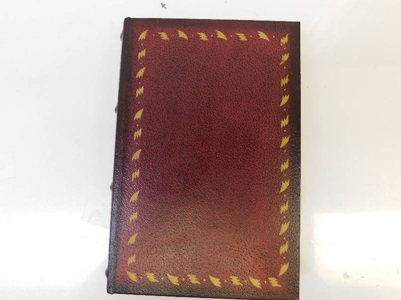 lot 8214 image: Hollowed Wooden Book.