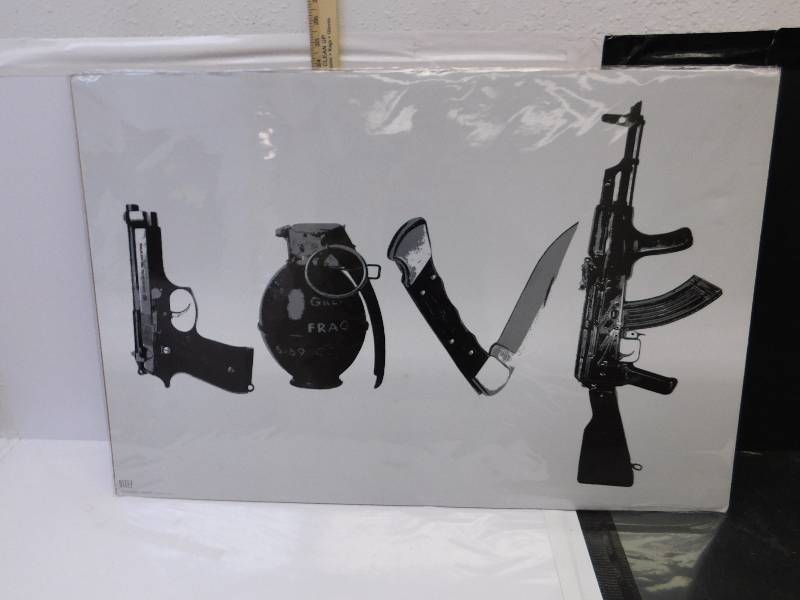 lot 8232 image: Love (Weapons Edition) Poster.