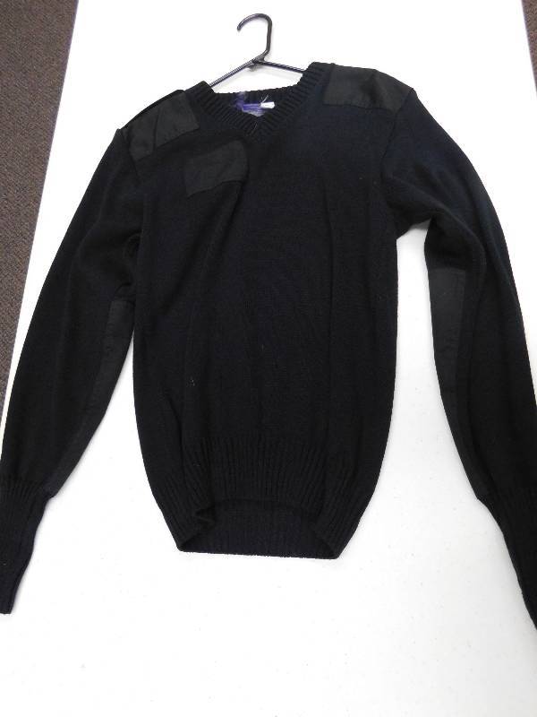 lot 8242 image: Military Sweater. Black.